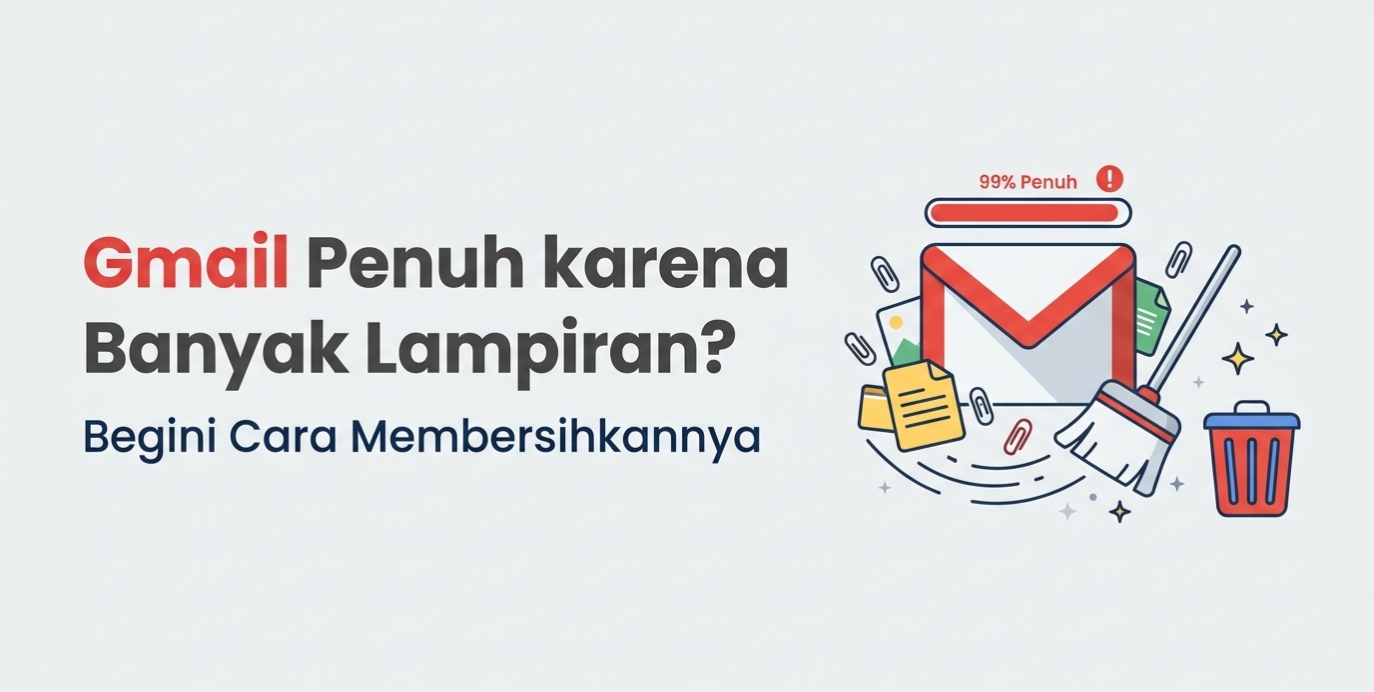 Gmail Penuh karena Banyak Lampiran? Begini Cara Membersihkannya