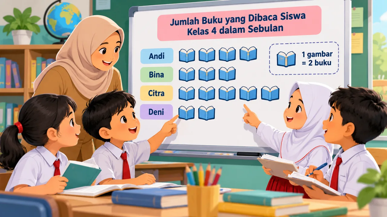 Cara Membaca Piktogram untuk Siswa Kelas 4 SD: Contoh Soal dan Pembahasannya