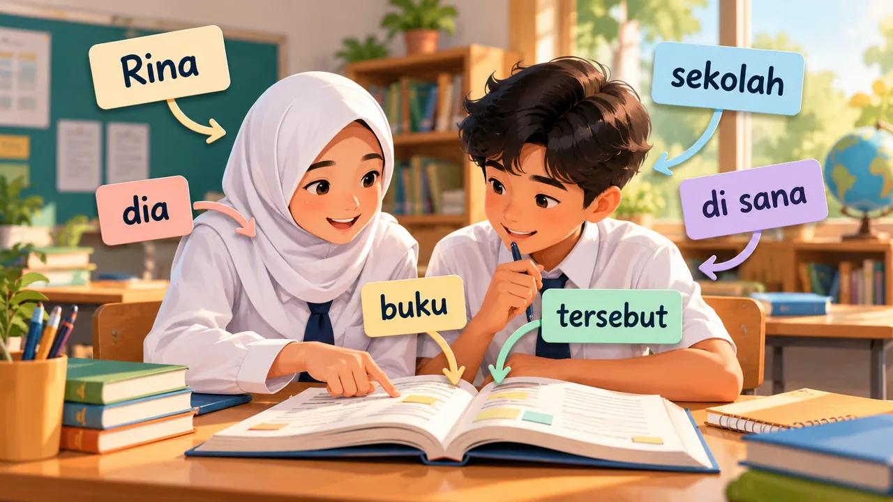 Kata Rujukan dalam Paragraf: Pengertian, Contoh, dan Latihan Soal Bahasa Indonesia SMP