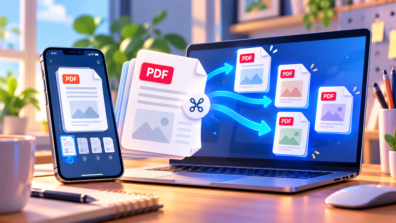 Cara Memisahkan Halaman PDF Menjadi File Terpisah di HP dan Laptop