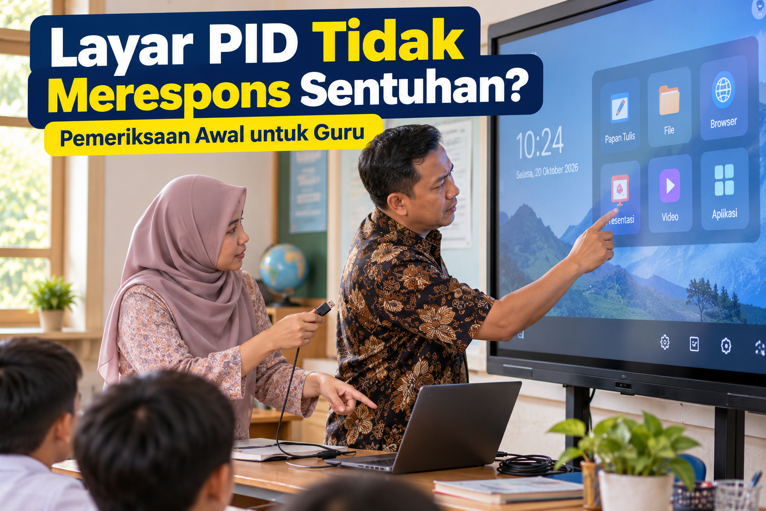 Papan Interaktif Digital Tidak Merespons Sentuhan? Ini Pemeriksaan Awal yang Bisa Dilakukan Guru