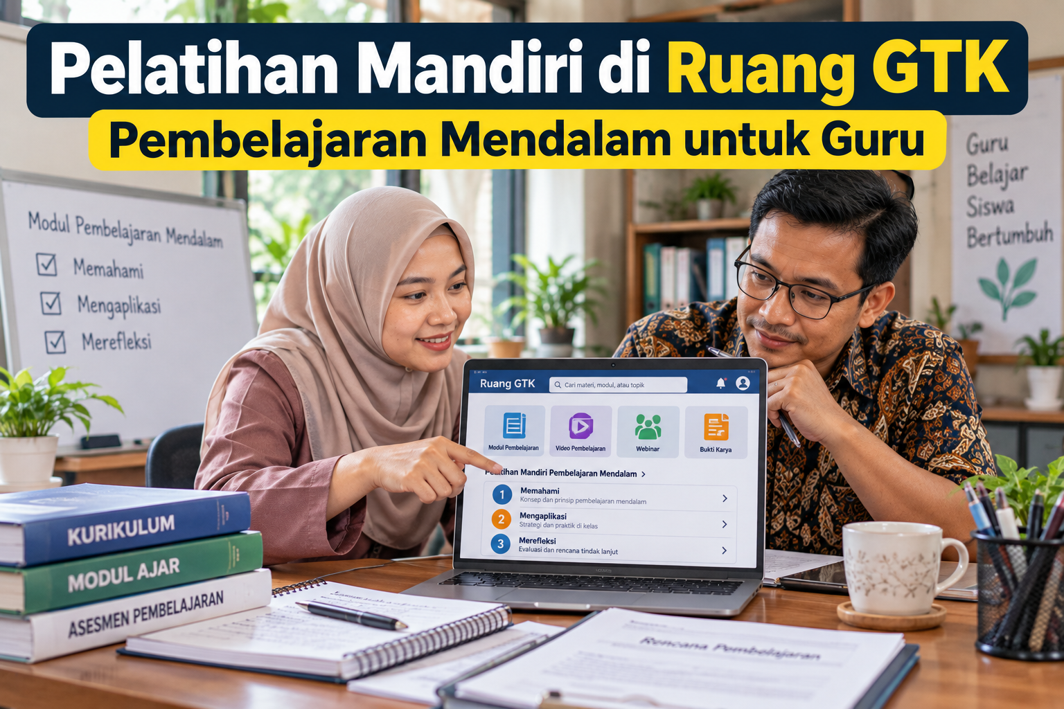 Pelatihan Mandiri Pembelajaran Mendalam di Ruang GTK: Cara Mengakses dan Tahapan Belajarnya