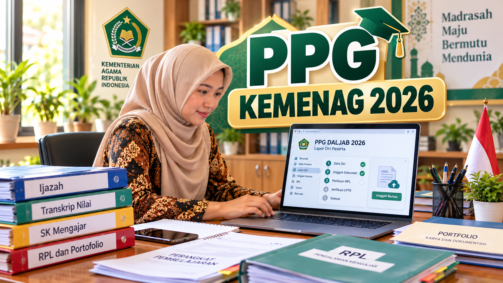 Lapor Diri PPG Daljab Kemenag 2026 Dibuka hingga 31 Oktober, Ini Berkas dan Tahapannya