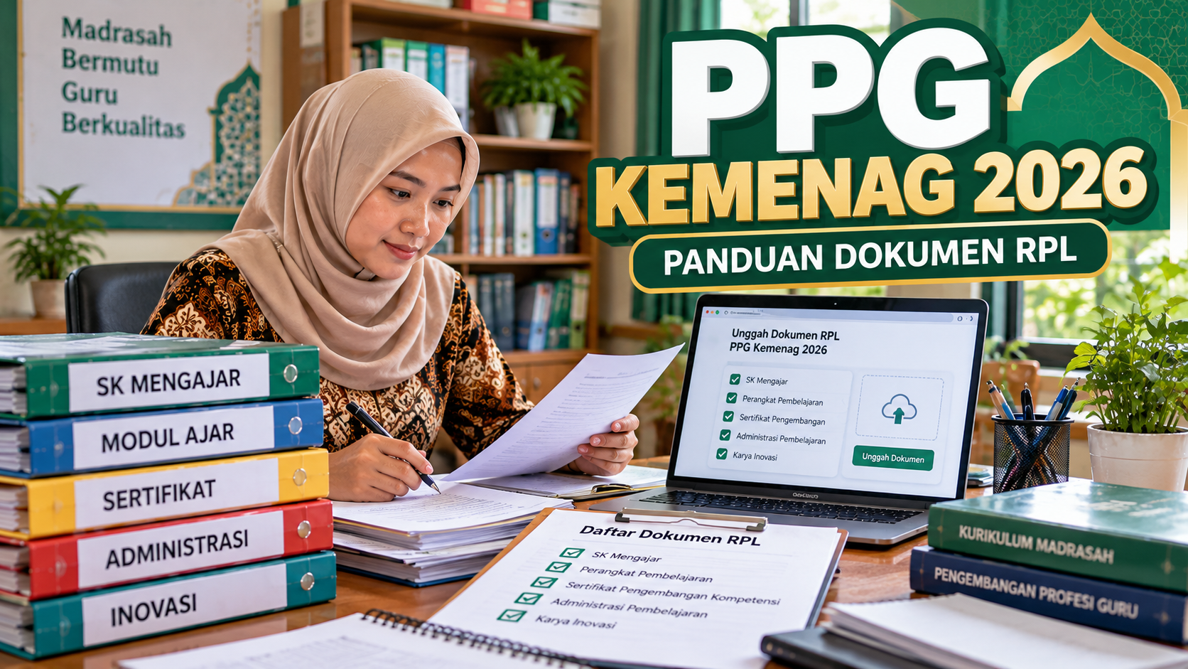 Cara Menyiapkan Dokumen RPL PPG Daljab Kemenag 2026, Lengkap dengan Contoh Berkas