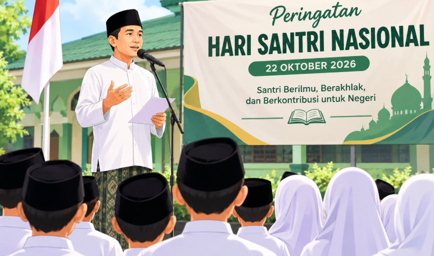 Contoh Teks Amanat Pembina Upacara Hari Santri Nasional 2026 yang Menyentuh dan Penuh Makna