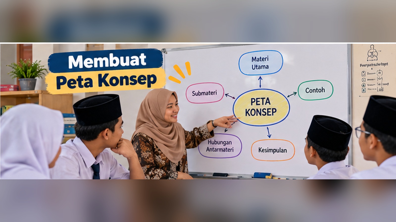 Cara Membimbing Siswa Membuat Peta Konsep agar Hubungan Antarmateri Lebih Mudah Dipahami