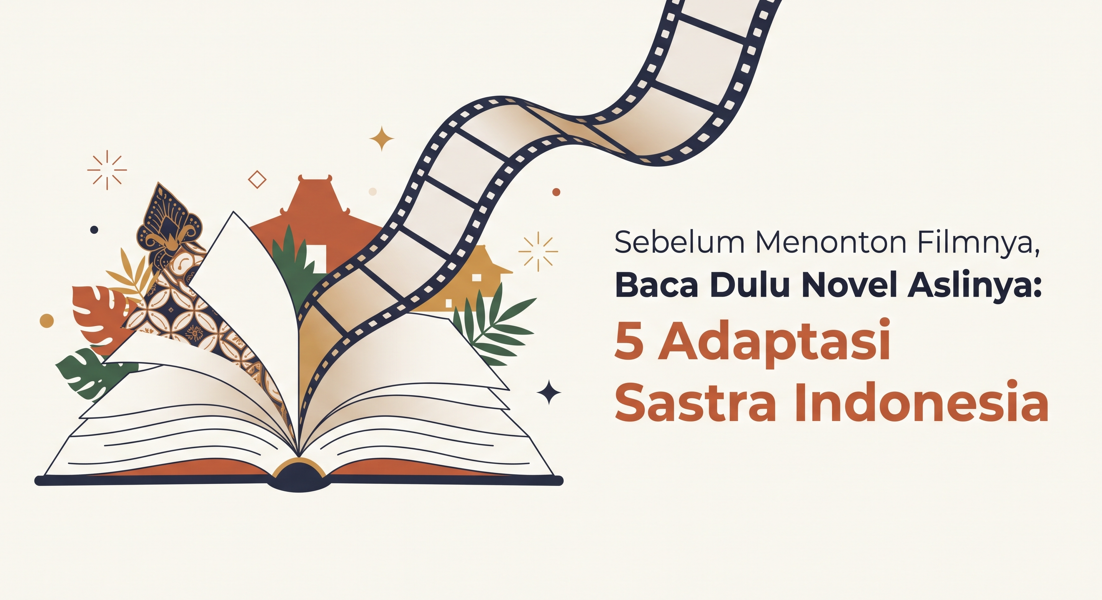 Sebelum Menonton Filmnya, Baca Dulu Novel Aslinya: 5 Adaptasi Sastra Indonesia