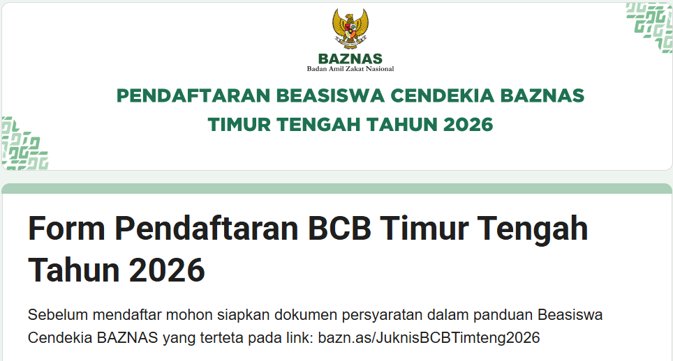 Mau Kuliah di Timur Tengah dengan Bantuan BAZNAS? Ini Strategi Menyiapkan Esai dan Lolos Seleksi 2026