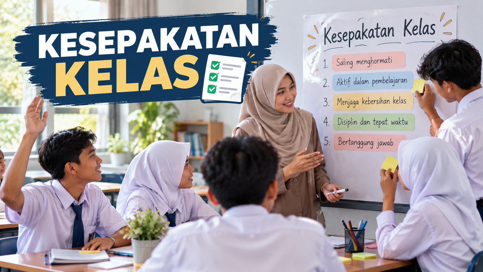 Cara Membuat Kontrak Belajar Bersama Siswa, Lengkap dengan Contoh Kesepakatan Kelas
