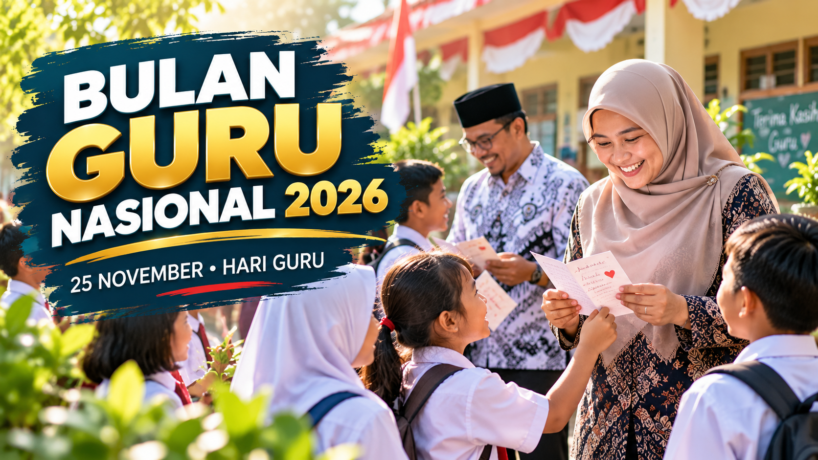 Jelang Bulan Guru Nasional 2026, Ini Sejarah, Tujuan, dan Agenda Peringatannya