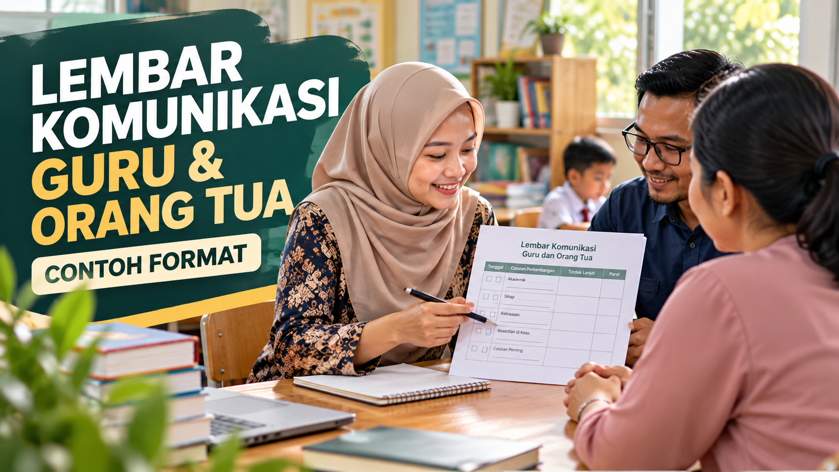 Cara Membuat Lembar Komunikasi Guru dan Orang Tua, Lengkap dengan Contoh Format dan Cara Mengisinya