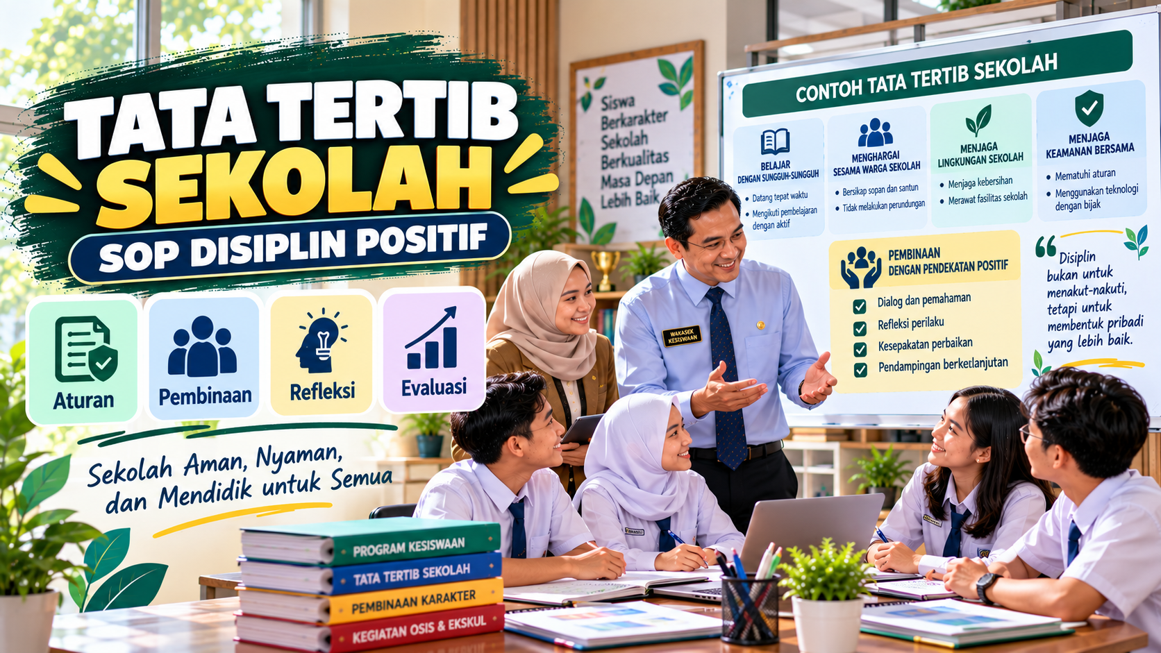 Cara Menyusun Tata Tertib Sekolah dan SOP Disiplin Positif, Lengkap dengan Contoh Aturan