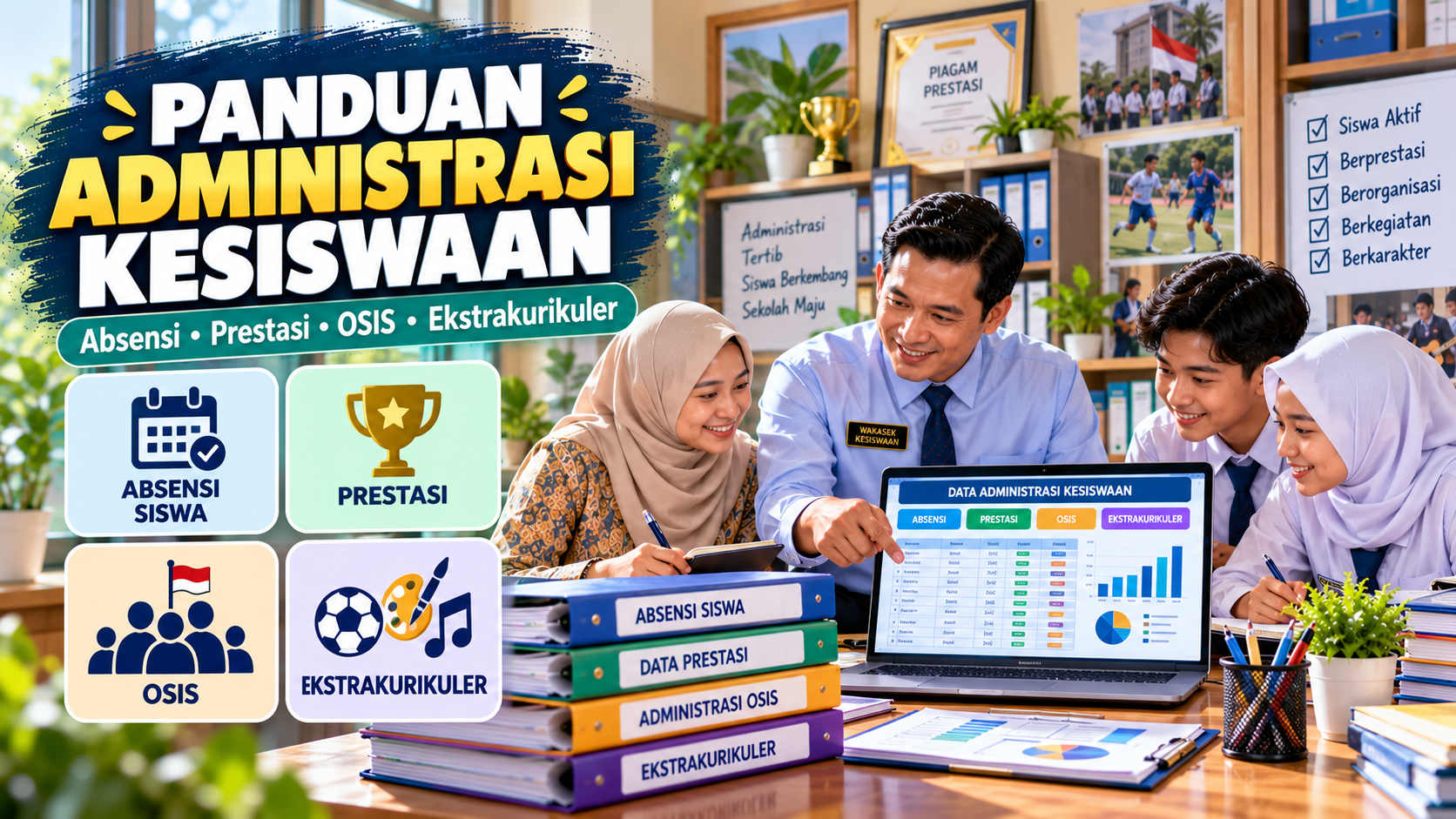 Panduan Administrasi Kesiswaan: Format Absensi, Prestasi, OSIS, dan Ekstrakurikuler Siswa
