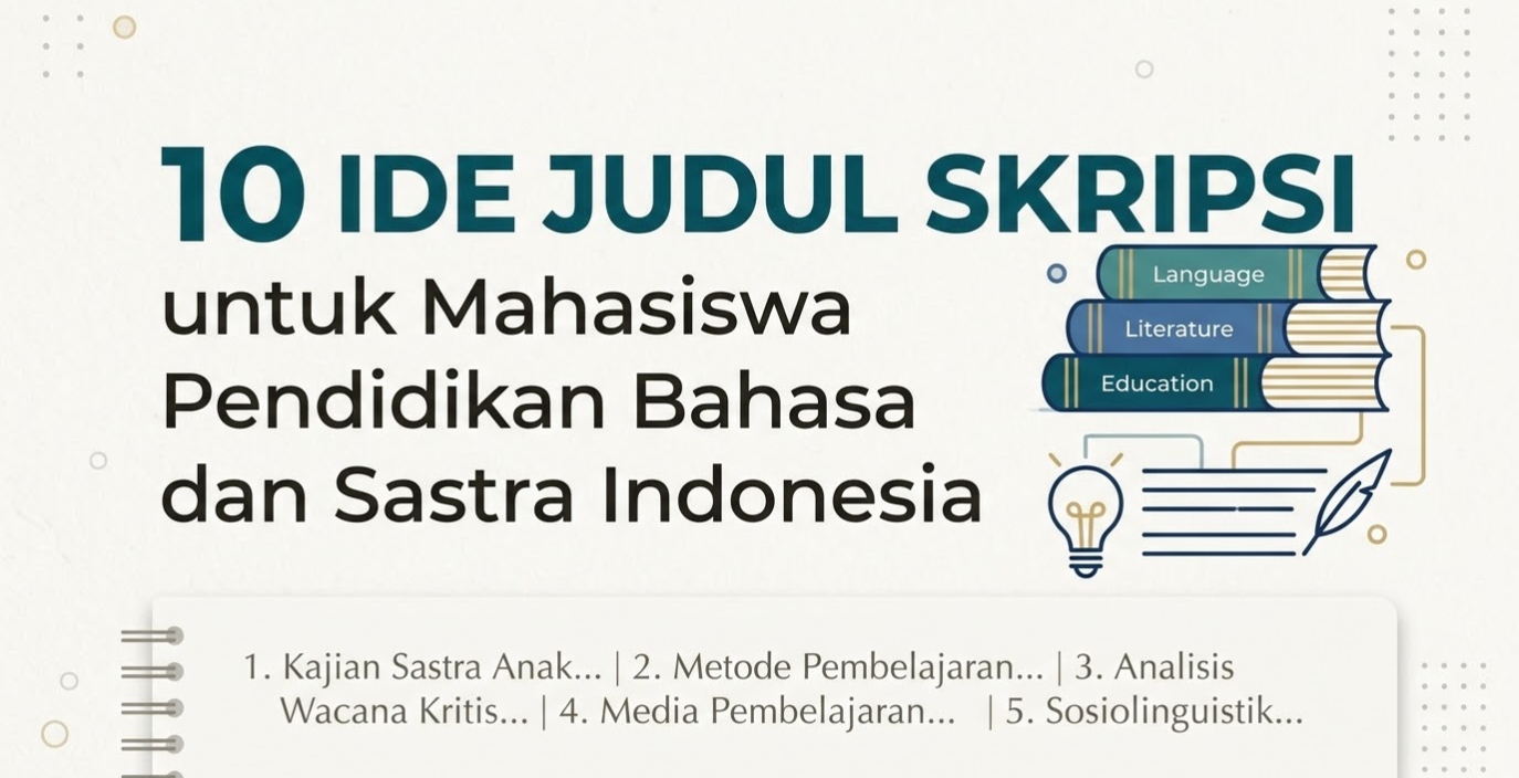 10 Ide Judul Skripsi untuk Mahasiswa Pendidikan Bahasa dan Sastra Indonesia