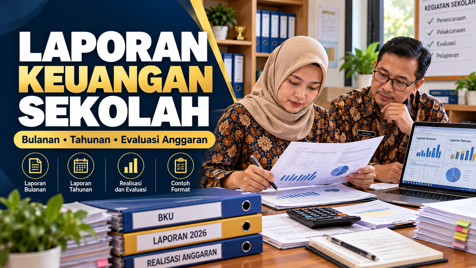 Cara Membuat Laporan Keuangan Sekolah Bulanan dan Tahunan, Lengkap dengan Contoh Format dan Evaluasi Anggaran