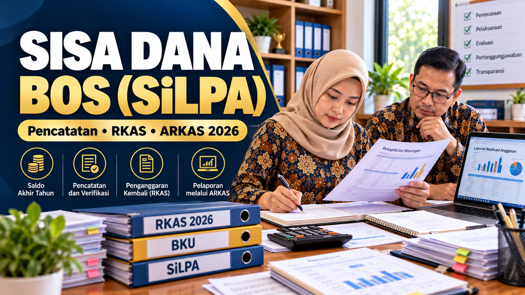 Panduan Mengelola Sisa Dana BOS (SiLPA) Sekolah 2026: Pencatatan, Penganggaran Kembali, dan Pertanggungjawaban