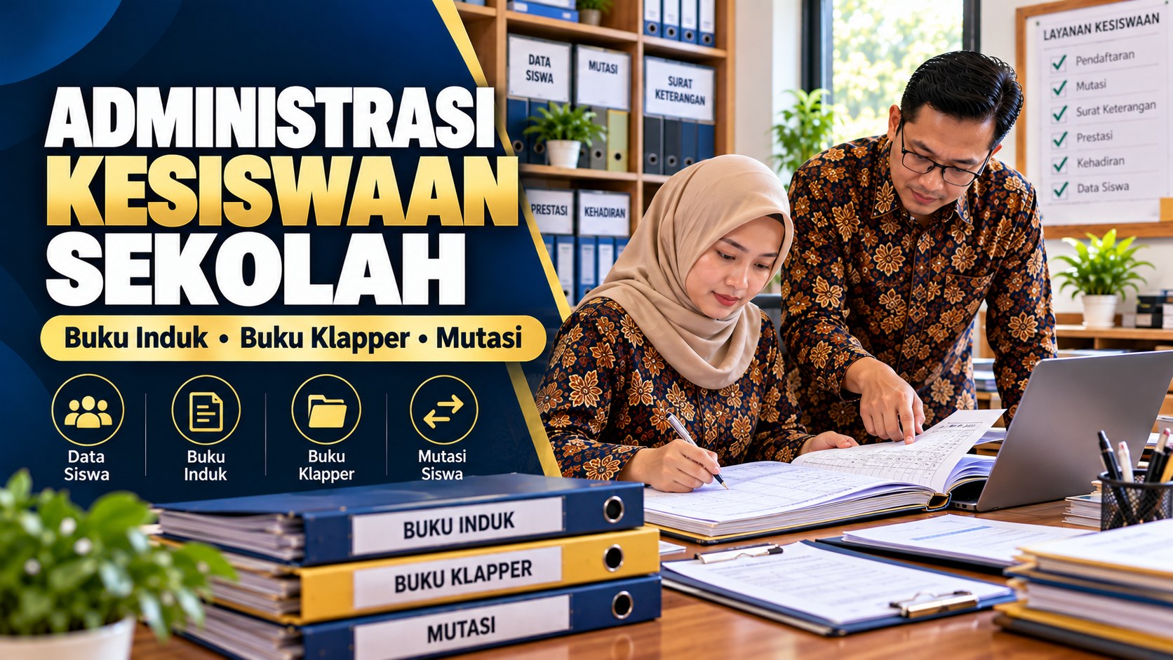 Panduan Administrasi Kesiswaan Sekolah 2026: Buku Induk Siswa, Buku Klapper, Mutasi, dan Contoh Format