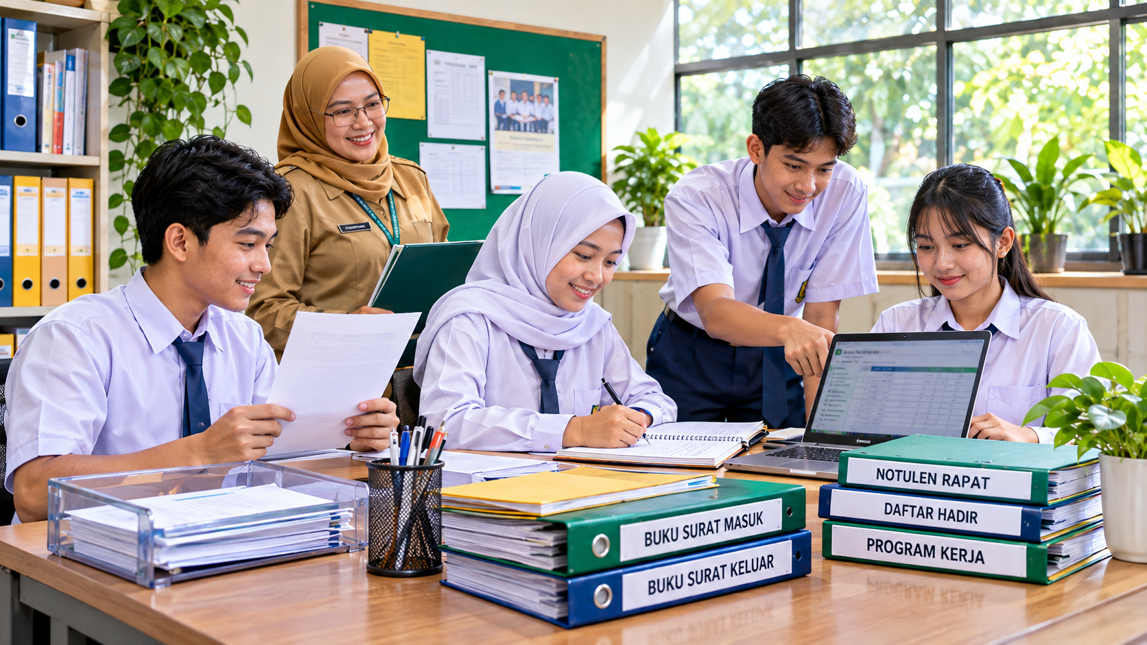 Panduan Administrasi Sekretaris OSIS 2026/2027: Surat-Menyurat, Buku Agenda, Notulen Rapat, dan Contoh Format