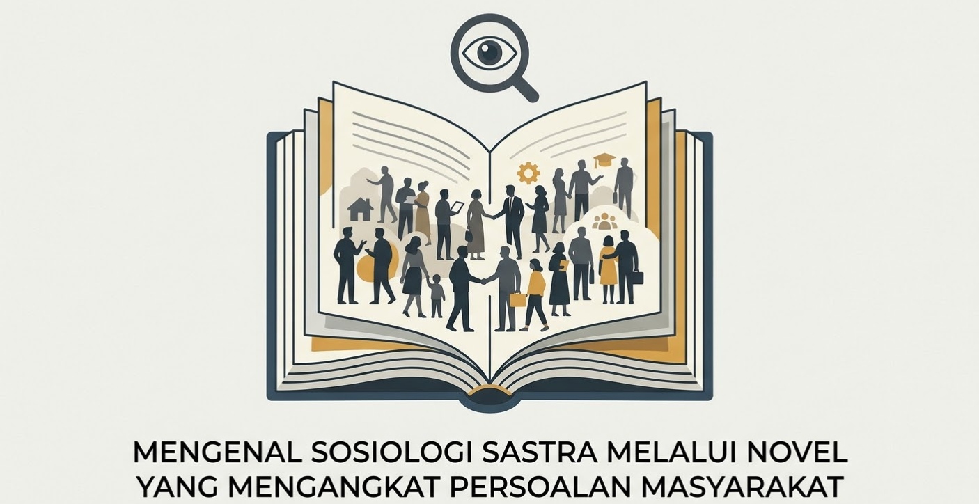 Mengenal Sosiologi Sastra melalui Novel yang Mengangkat Persoalan Masyarakat